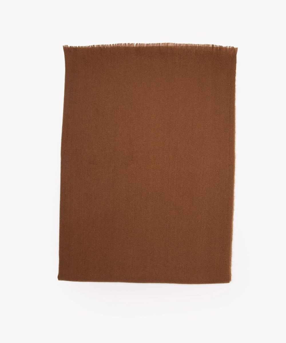 cachecol básico marrom