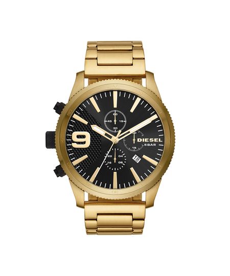 Relógio Diesel Masculino Black And Gold Dourado DZ4488/1DN Menor preço em Relógio Diesel Masculino Black And Gold Dourado DZ4488/1DN