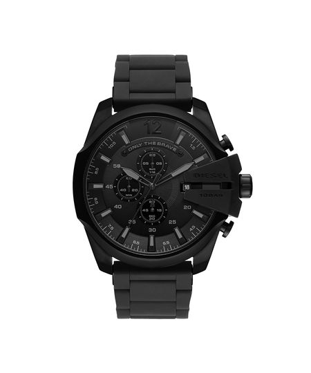 Relógio Diesel Masculino Silicone Black Preto DZ4486/1PN Menor preço em Relógio Diesel Masculino Silicone Black Preto DZ4486/1PN