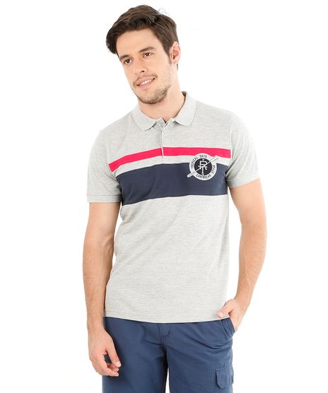 Polo-em-Piquet-com-Bordado-Cinza-Mescla-8170219-Cinza_Mescla_1