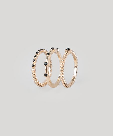 Kit-de-3-Aneis-Femininos-Dourado-9261718-Dourado_1