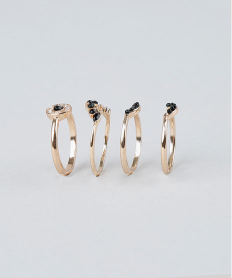 Kit-de-4-Aneis-Femininos-Dourado-9261723-Dourado_1