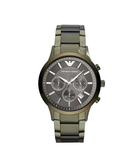 Relógio Empório Armani Masculino Classic Renato Verde Militar - AR11117/1VN Menor preço em Relógio Empório Armani Masculino Classic Renato Verde Militar - AR11117/1VN