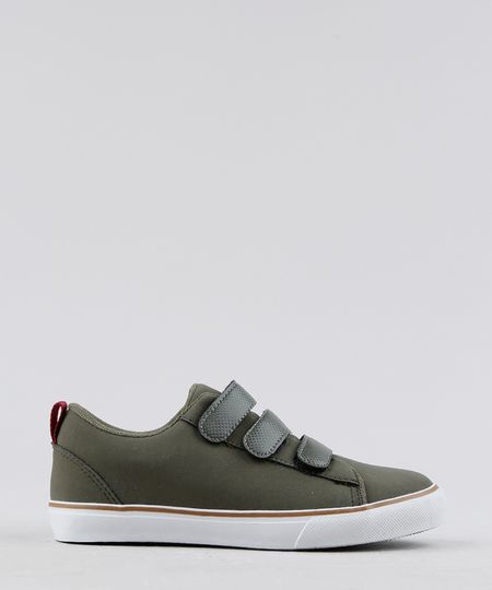 Tenis-Infantil-com-Velcro-Verde-Militar-9310242-Verde_Militar_1