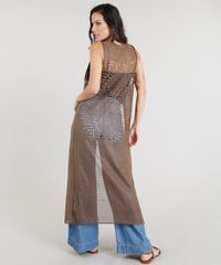 Colete-Feminino-em-Trico-Alongado-Marrom-9224490-Marrom_2