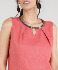 Regata-Feminina-em-Linho-com-Corrente-Decote-Redondo--Rosa-Escuro-8540712-Rosa_Escuro_4