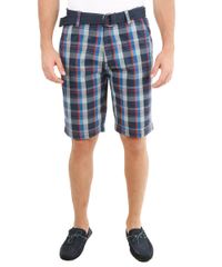 Bermuda-Slim-Xadrez-com-Cinto-Azul-Escuro-7990140-Azul_Escuro_1