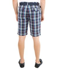Bermuda-Slim-Xadrez-com-Cinto-Azul-Escuro-7990140-Azul_Escuro_2
