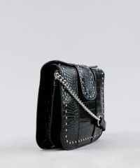 Bolsa-Feminina-Transversal-Texturizada-com-Tachas-e-Corrente-Preta-9250195-Preto_3