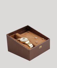 Kit-de-Relogio-Analogico-Mondaine-Feminino---Brinco---Colar---53541LPMVDE1K-Dourado-9377320-Dourado_1