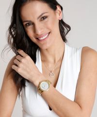 Kit-de-Relogio-Analogico-Mondaine-Feminino---Brinco---Colar---53675LPMVDE1K-Dourado-9377594-Dourado_2