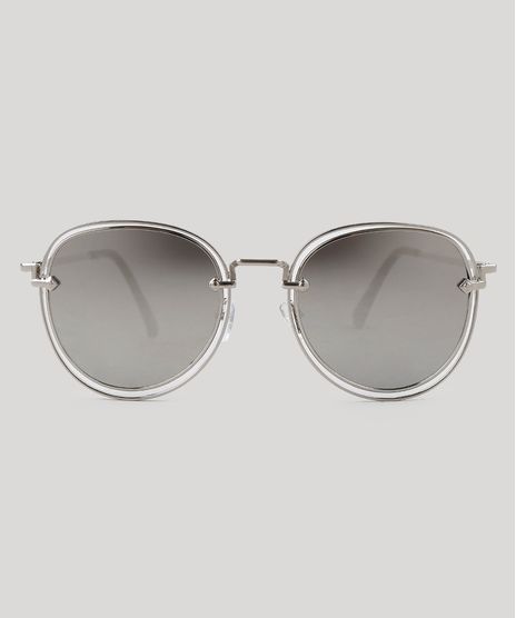 Oculos-de-Sol-Redondo-Feminino-Oneself-Prateado-9395289-Prateado_1