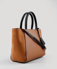 Bolsa-Feminina-Trapezio-com-Recortes-e-Alca-Transversal-Caramelo-9201281-Caramelo_3