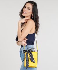 Bolsa-Transversal-Feminina-com-Lenco-Estampado-de-Poa-Amarela-9250428-Amarelo_2
