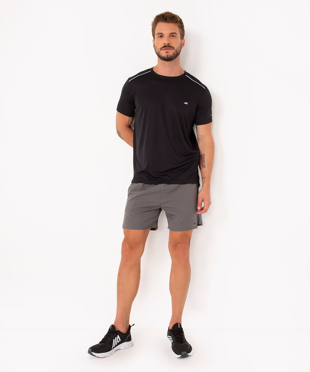 short running esportivo ace cinza