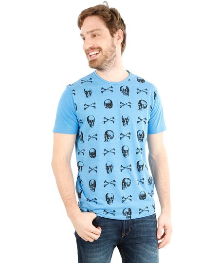Camiseta-de-Caveiras-Azul-8173871-Azul_1 Camiseta-de-Caveiras-Azul-8173871-Azul_1