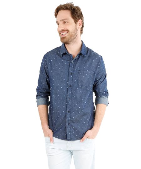 Camisa-Jeans-Estampada--Azul-Medio-8210758-Azul_Medio_1 Camisa-Jeans-Estampada--Azul-Medio-8210758-Azul_Medio_1