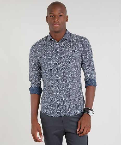 Camisa-Masculina-Slim-Estampada-Floral-Manga-Longa-Azul-Marinho-9095685-Azul_Marinho_1