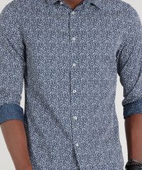 Camisa-Masculina-Slim-Estampada-Floral-Manga-Longa-Azul-Marinho-9095685-Azul_Marinho_4