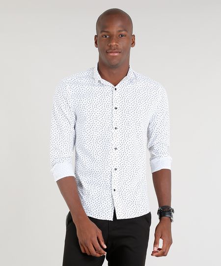 Camisa-Masculina-Slim-Estampada-Floral-Manga-Longa-Branca-9213871-Branco_1 Camisa-Masculina-Slim-Estampada-Floral-Manga-Longa-Branca-9213871-Branco_1