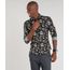 Camisa-Masculina-Slim-Estampada-Floral-Manga-Longa-Marrom-9089571-Marrom_1