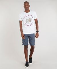 Camiseta-Masculina--Save-Water--Manga-Curta-Gola-Careca-Cinza-Mescla-Claro-9286328-Cinza_Mescla_Claro_3