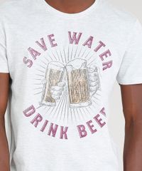 Camiseta-Masculina--Save-Water--Manga-Curta-Gola-Careca-Cinza-Mescla-Claro-9286328-Cinza_Mescla_Claro_4