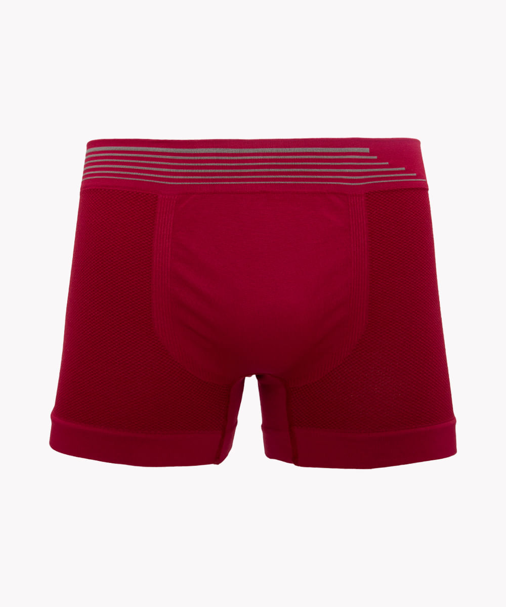 cueca de microfibra boxer vinho