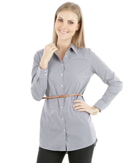 Camisa-Listrada-com-Cinto-Azul-Marinho-8080781-Azul_Marinho_1 Camisa-Listrada-com-Cinto-Azul-Marinho-8080781-Azul_Marinho_1