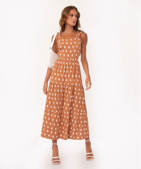 vestido-midi-decote-reto-alca-franzida-poa--caramelo-1048968-Caramelo_1