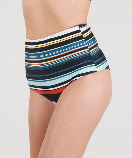 Biquini-Calcinha-Hot-Pant-Listrado-Preto-9380067-Preto_1