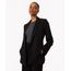 Blazer Básico Alfaiataria Com Bolsos Preto Feminino