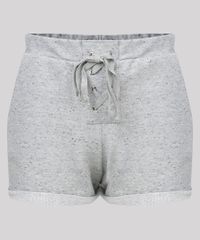 Short-Feminino-em-Moletom-Botone-com-Lace-Up-Cinza-Mescla-Claro-9041024-Cinza_Mescla_Claro_5 Short-Feminino-em-Moletom-Botone-com-Lace-Up-Cinza-Mescla-Claro-9041024-Cinza_Mescla_Claro_5