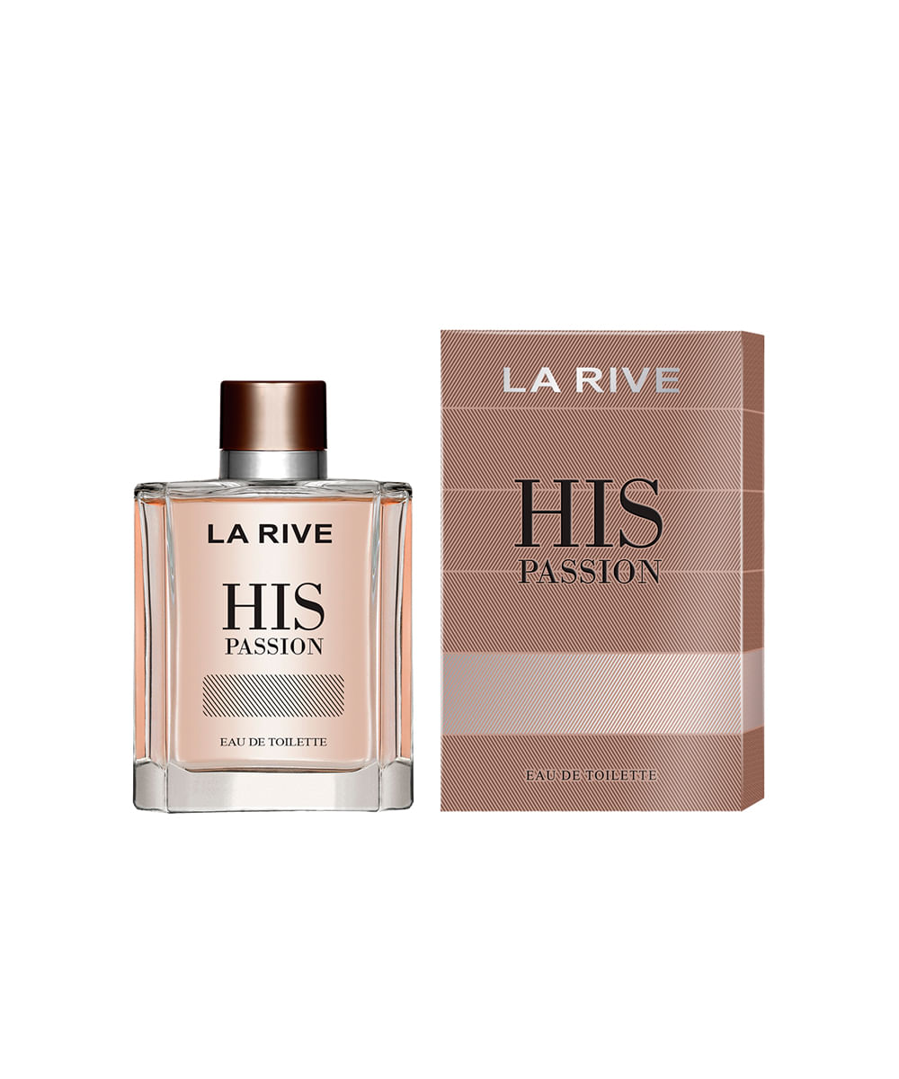 his passion la rive perfume masculino eau de toilette 100ml único