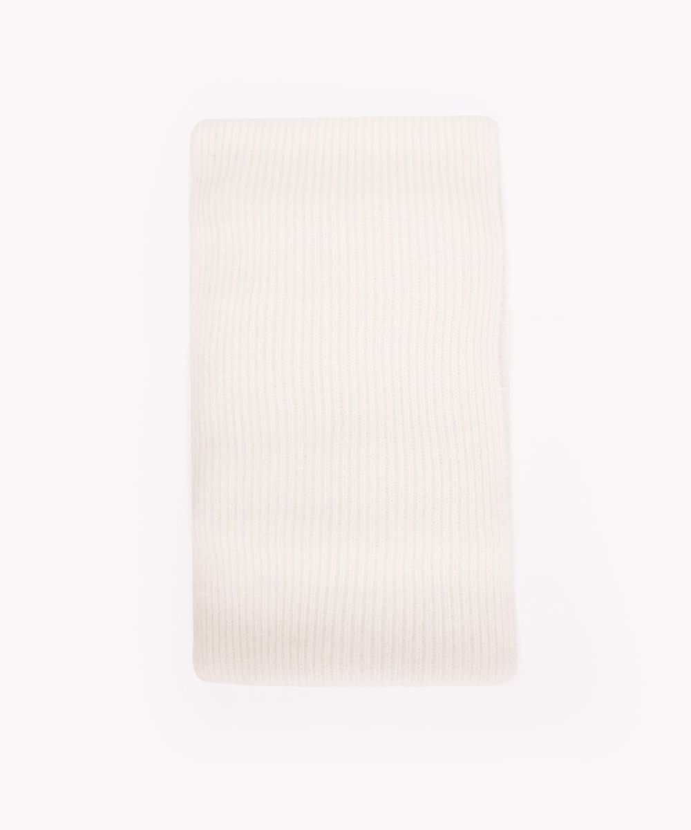 cachecol de pelinhos off white