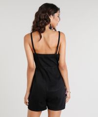 Macaquinho-de-Sarja-Feminino-com-Botoes-Alcas-Finas-Preto-9337581-Preto_2