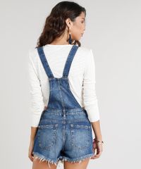 Jardineira-Jeans-Feminina-com-Puidos-Azul-Escuro-9337569-Azul_Escuro_2