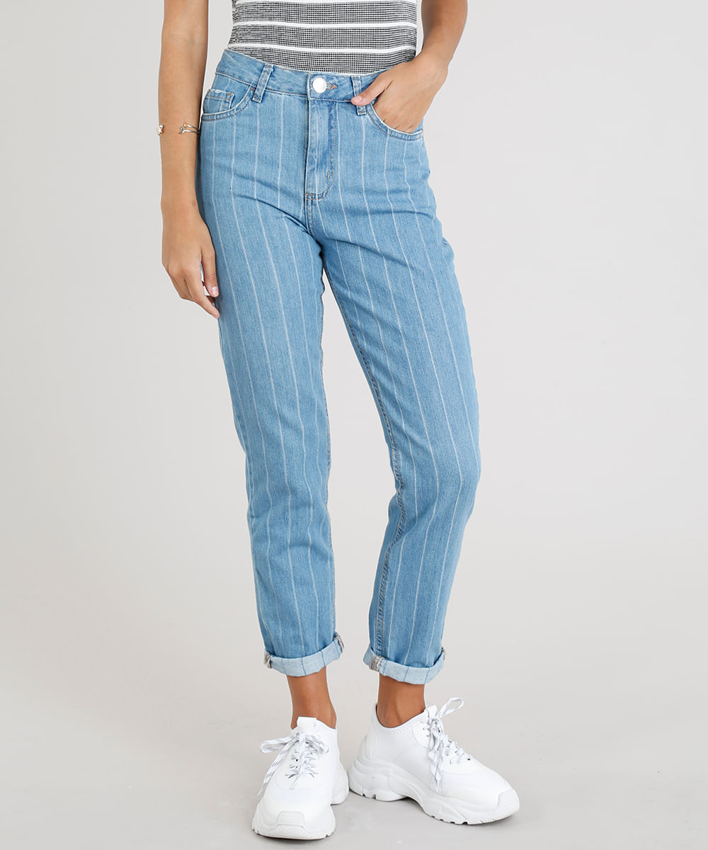 calça jeans feminina mom pants