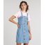 Vestido-Jeans-Feminino-Curto-com-Botoes-e-Cinto-com-Argola-Azul-Claro-9337582-Azul_Claro_1