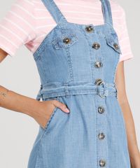 Vestido-Jeans-Feminino-Curto-com-Botoes-e-Cinto-com-Argola-Azul-Claro-9337582-Azul_Claro_4 Vestido-Jeans-Feminino-Curto-com-Botoes-e-Cinto-com-Argola-Azul-Claro-9337582-Azul_Claro_4