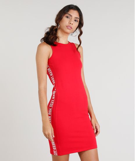 Vestido-Feminino-Curto-Esportivo-com-Recortes-Laterais-Vermelho-9273378-Vermelho_1