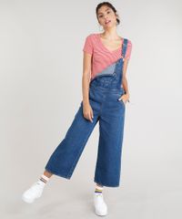 Macacao-Jeans-Feminino-Pantacourt-com-Bolsos-Azul-Escuro-9337575-Azul_Escuro_3