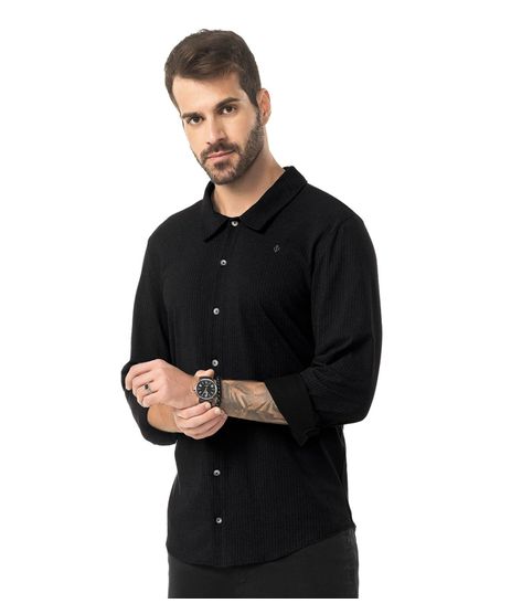 camisa masculina plus size algodão xadrez manga longa casual teodoro  camisaria azul - C&A