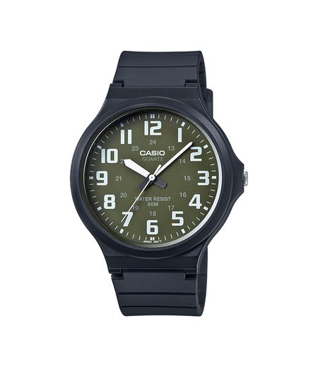 Relógio casio masculino Analógico - MW-240-3BVDF preto Único