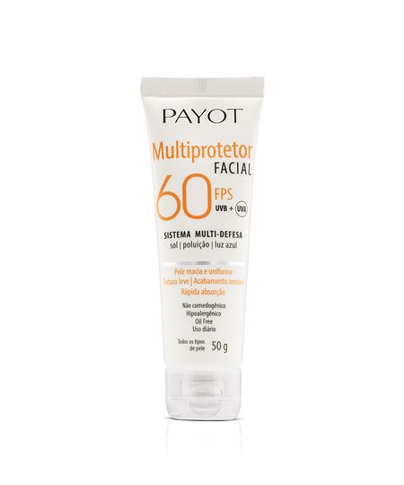 multiprotetor facial payot fps 60 50gr único Único multiprotetor facial payot fps 60 50gr único Único