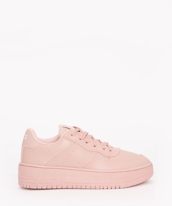 tênis infantil cano baixo rosa 35