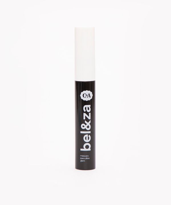 máscara de cílios glam beleza cea preto Único