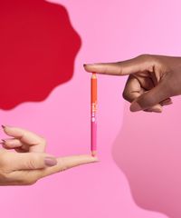 embalagem compacta do delineador de olhos rosa e laranja embalagem compacta do delineador de olhos rosa e laranja