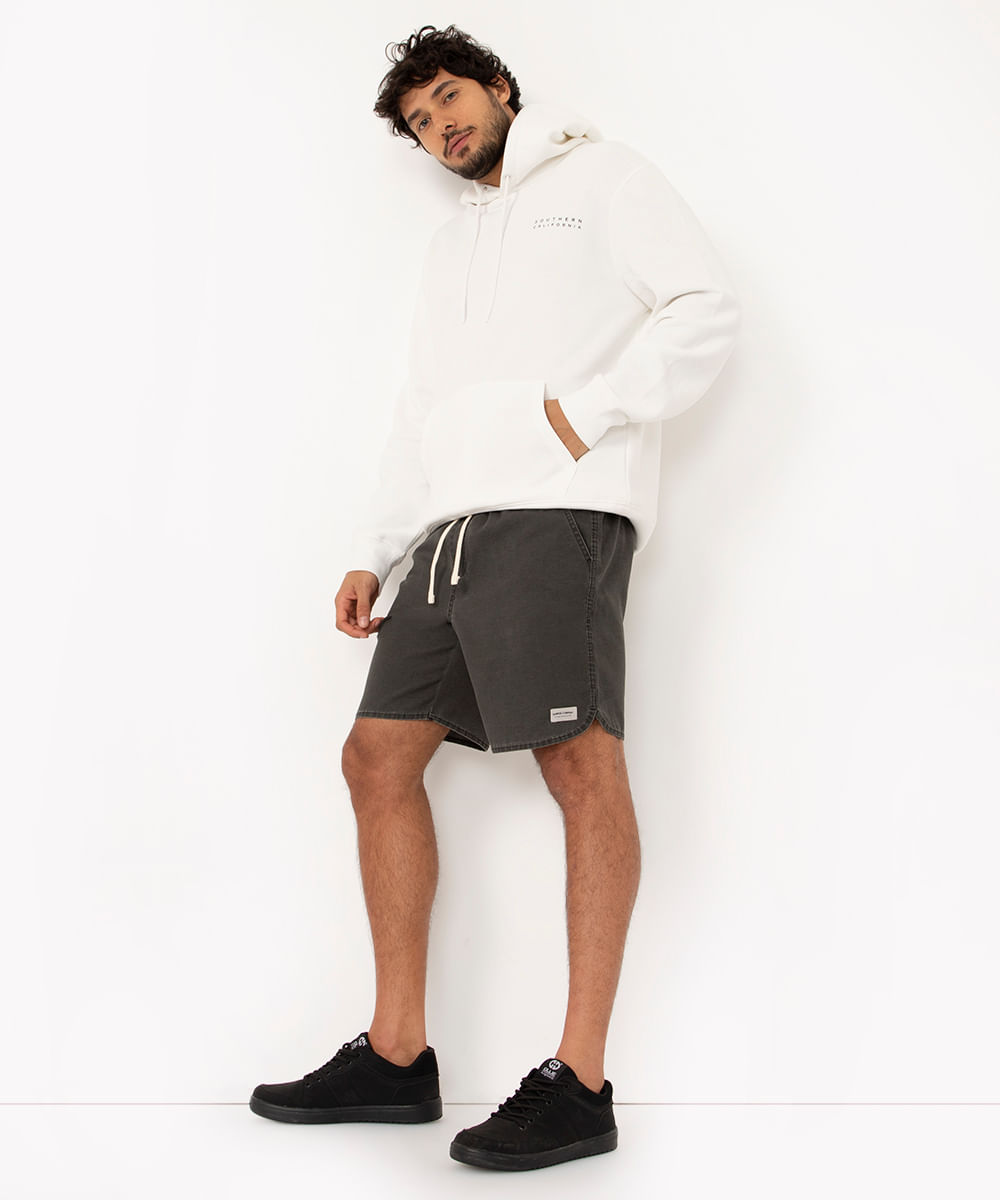 bermuda jogger estonada preto