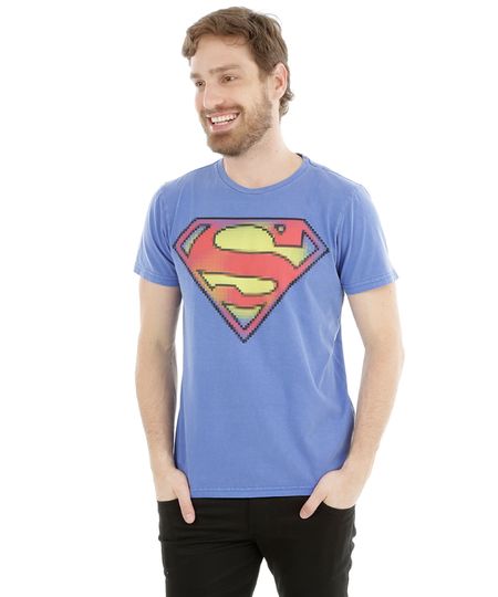 Camiseta-Super-Homem-Pixelado-Azul-8216940-Azul_1